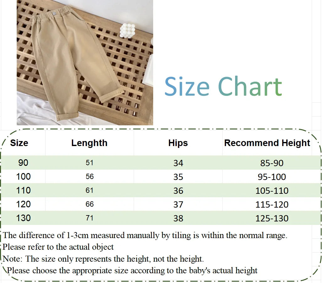 Axel Trousers For Kids Fashion Loose Boys Casual Pants Elastic