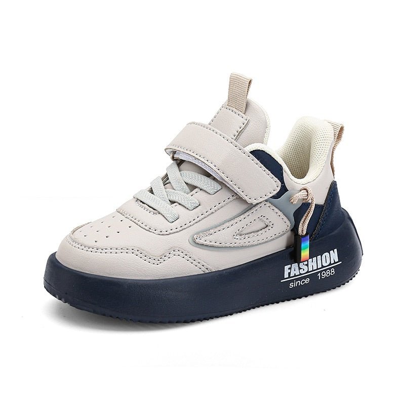 Boys Style Spring Children Shoes PU Leather Waterproof Sports - GuGuTon