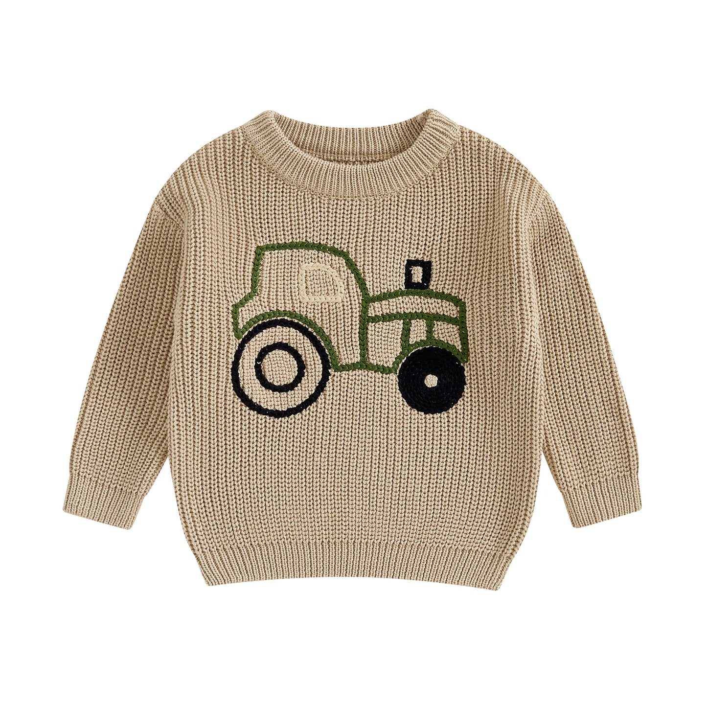 Rick Long Sleeve O Neck Truck Sweater