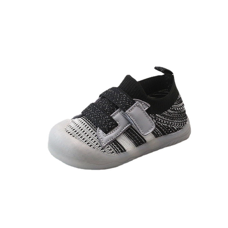 Shoes Mesh Breathable Boys Girls Walking Soft Soles - GuGuTon