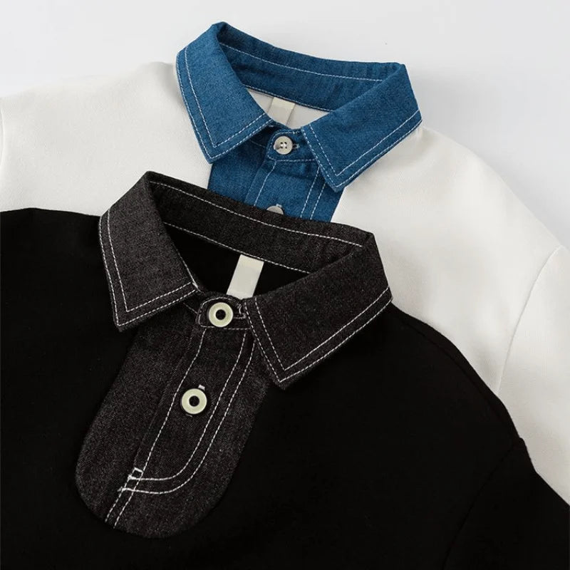 David Autumn Long Sleeve Pullover Boy Sweater