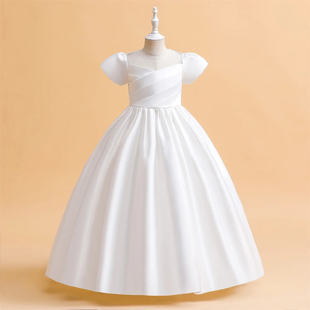 Elegant Baptism Bridesmaids Party Wedding Birthday Princess Girl Dresses