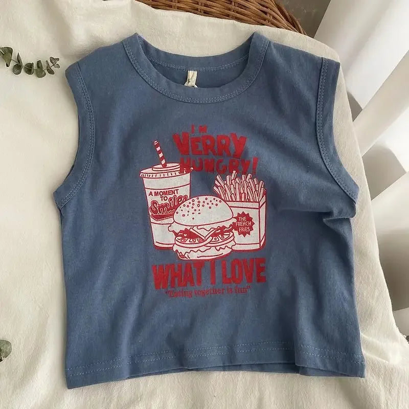 Galvan Children's Pure Cotton Tank Tees