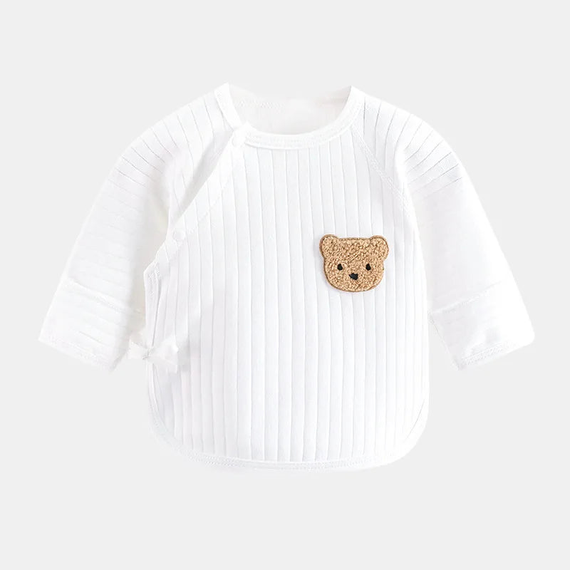 David Newborn Baby Clothes Cotton Solid Sweaters