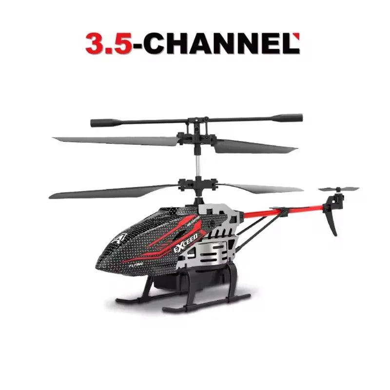 New 7-Color LED Alloy RC Helicopter: USB Rechargeable, Fixed Height