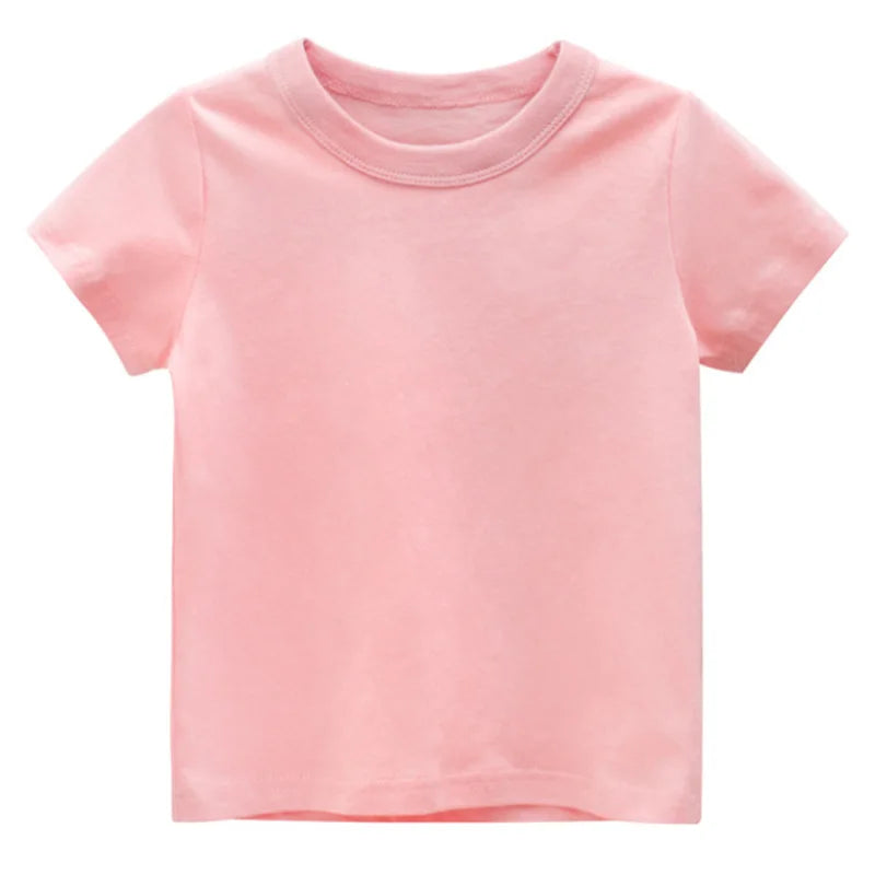 Pablo Solid Boys Toddler Children Summer Tees