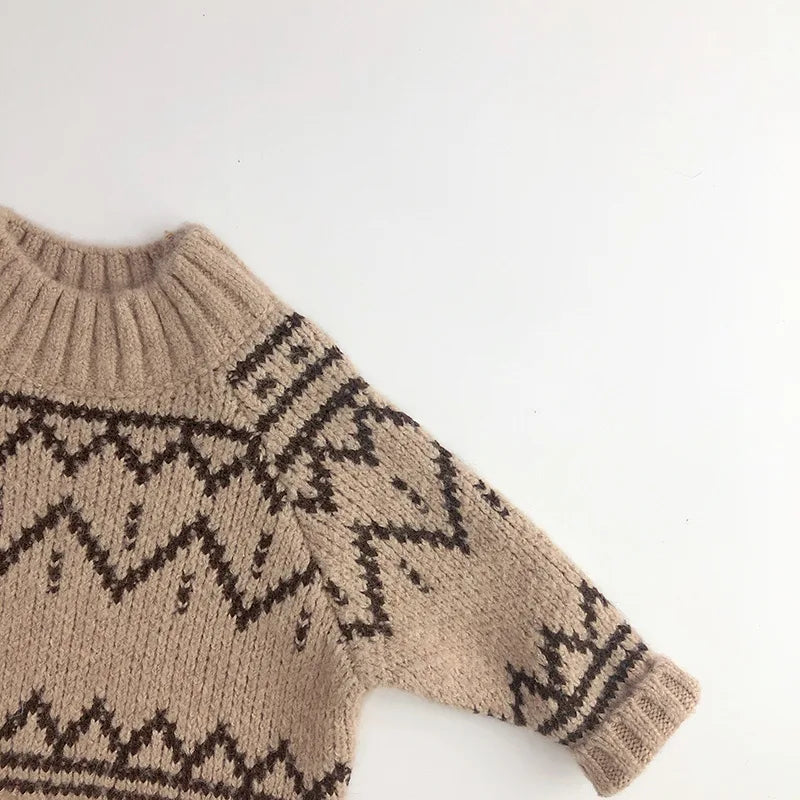 Elvis Thicken Stripe Knitted Sweater