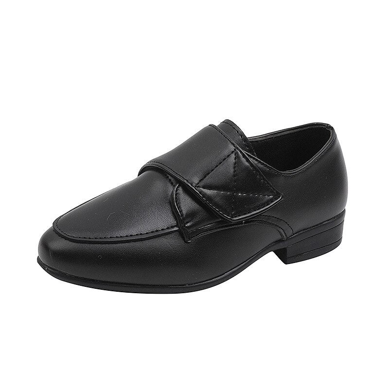 Party Leather Shoes Hook & Loop Casual Boys Classic Versatile