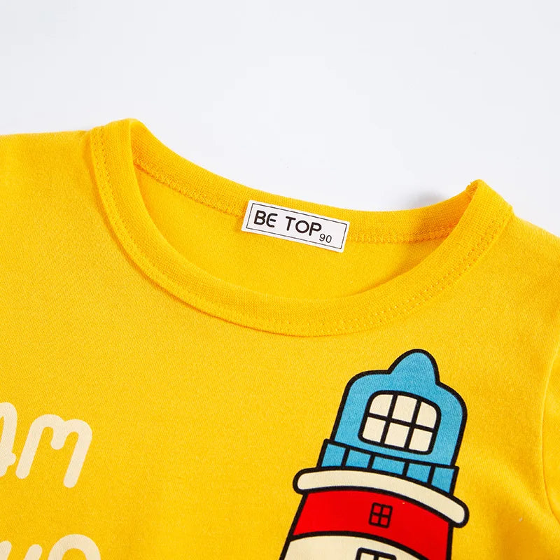 Marina Cotton Cartoon Pattern Girls Kids Loungewear