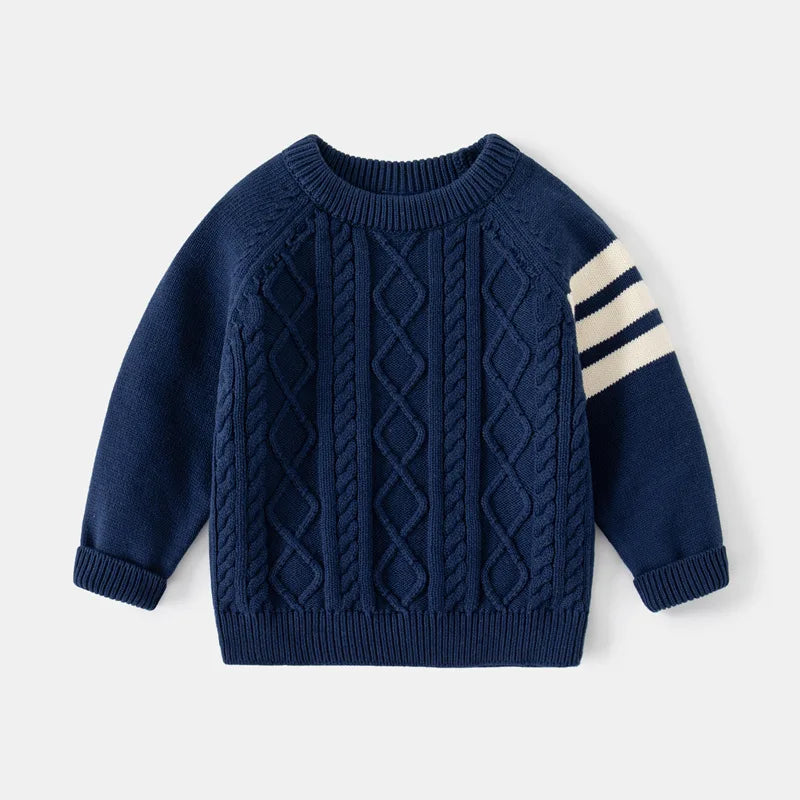 Julio Long Sleeve Round Neck Knitted Sweater