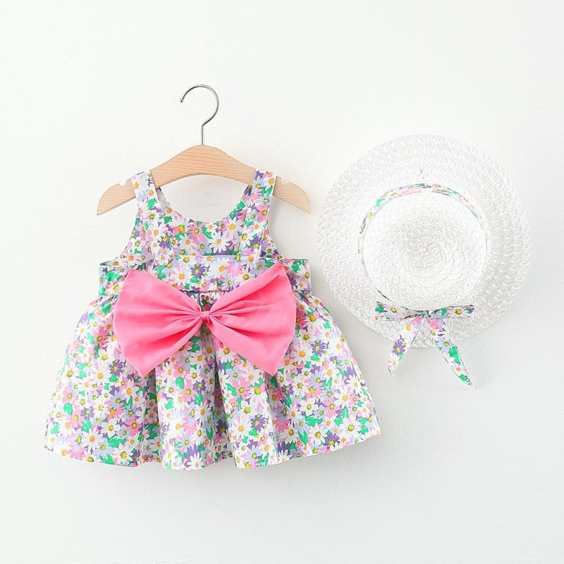 Jade Girls Embroidery Dresses Summer Princess Sleeve - GuGuTon