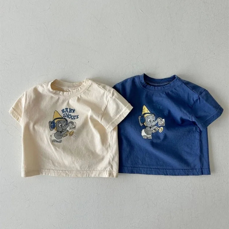 Yoscar Kids Summer Soft Cartoon Tees