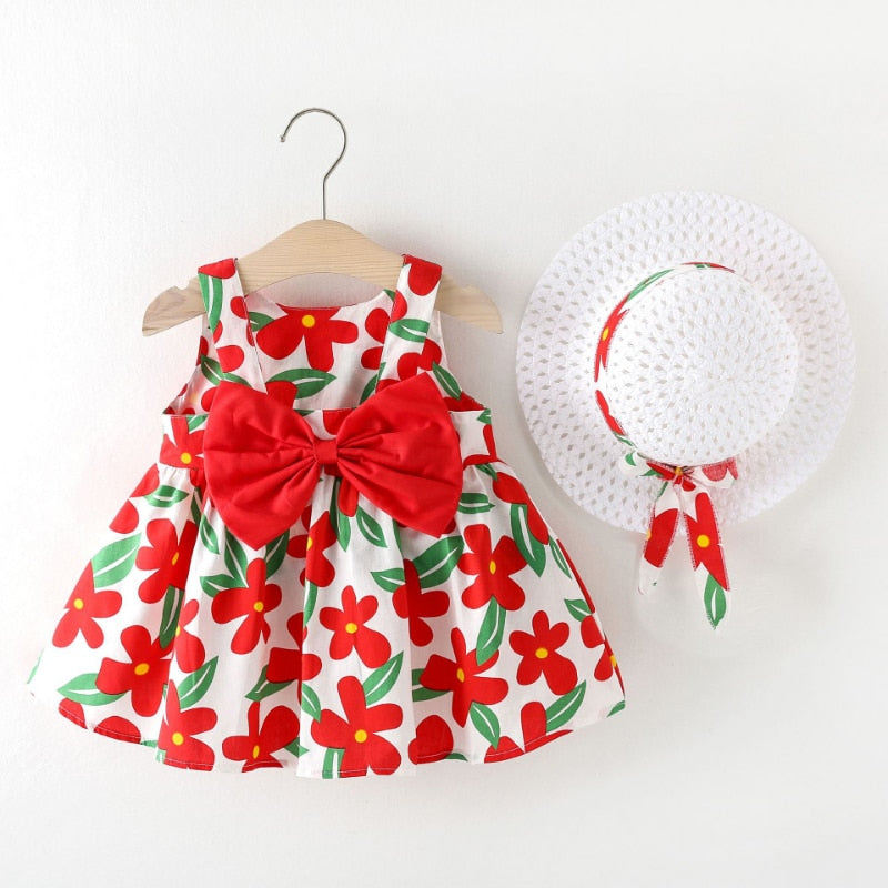 Jade Girls Embroidery Dresses Summer Princess Sleeve - GuGuTon