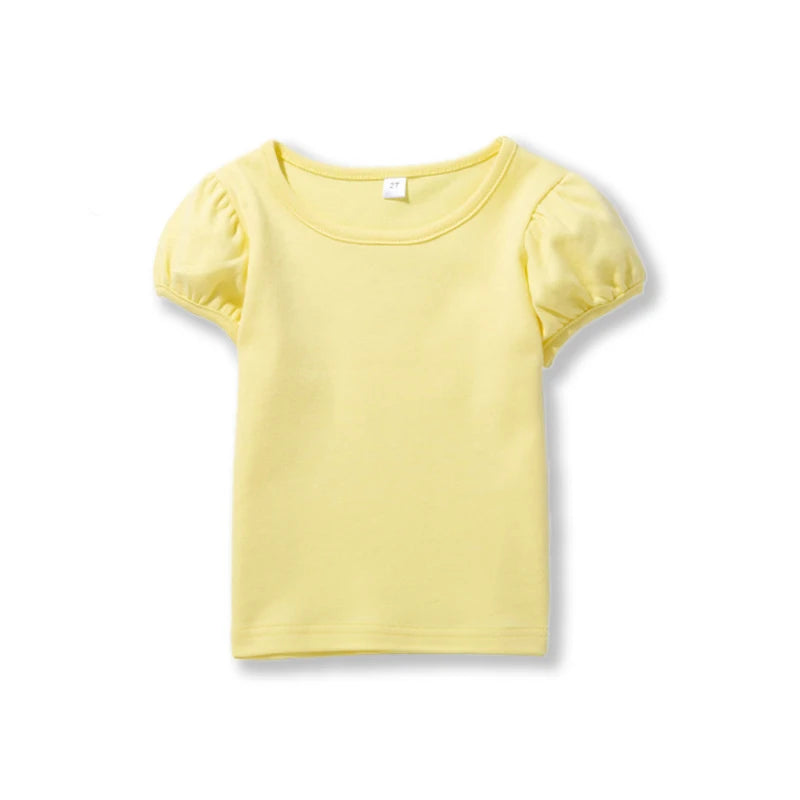 Andrea Puff Tee for School & Play Toddler Teenagers Casual