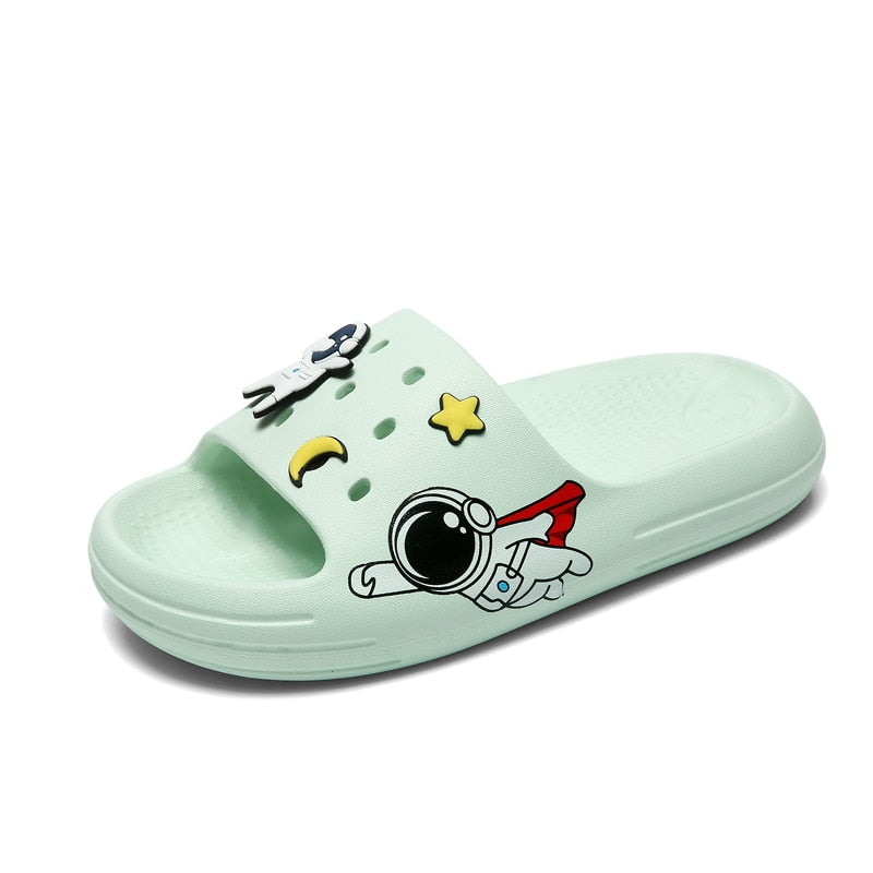 Cartoon Cute Slippers for Boys Kid Beach Shoes Sandals