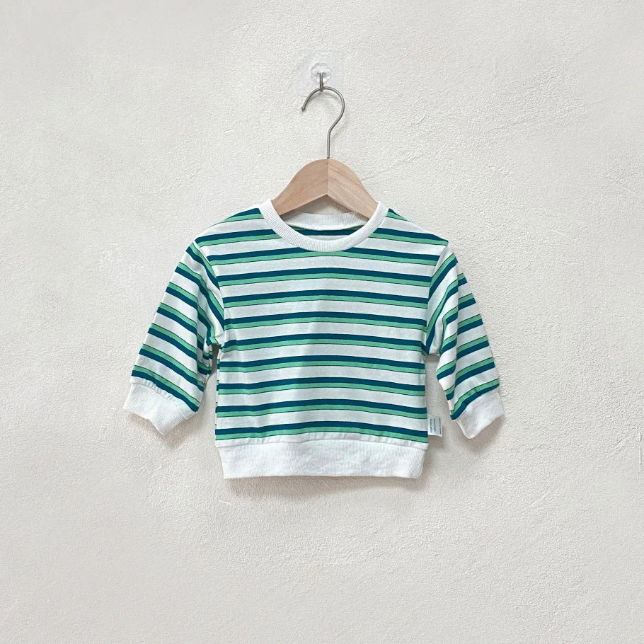 Joseph Long Sleeve Striped Sweater