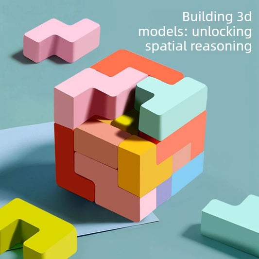Tetris Building Blocks Children's Toys, 3d Jigsaw Puzzle Parent-child Games 3 To 6 Years Old Birthday Gifts for Boys and Girls.