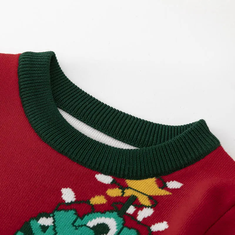 Camilo Cartoon Dinosaur Christmas Sweater