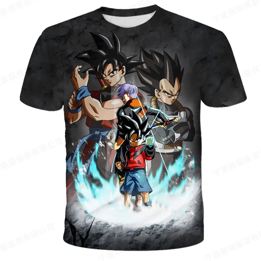 Alan Child Short Sleeve Kids Cartoon Tee Tops