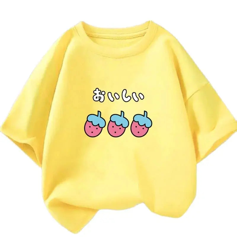Nour Sleeved Summer Kids Cotton Loose Guguton