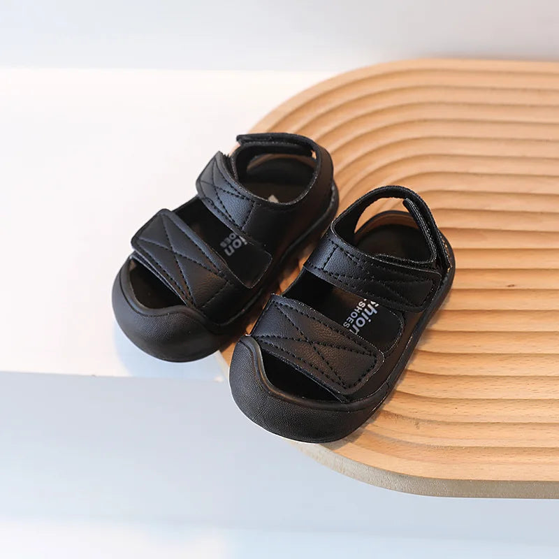 Kids Beach Sandals Summer Baby Girl Shoes Solid Color Infant Sandal