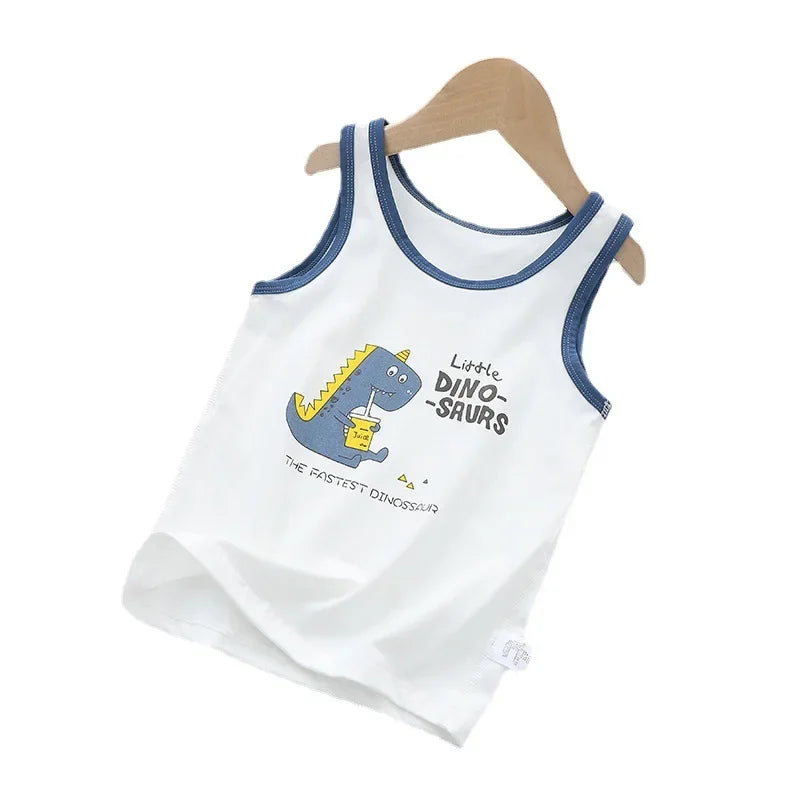 Nabil Space Man Cartoon Tank Tees