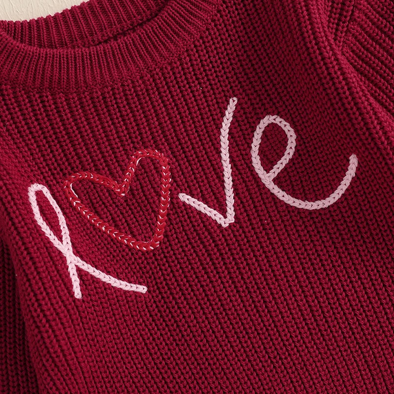 George Valentine's Day Knit Sweater