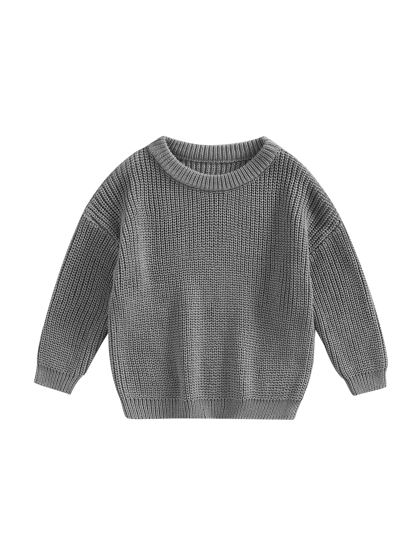 Fernando Solid Loose Knitted Pullover Sweater