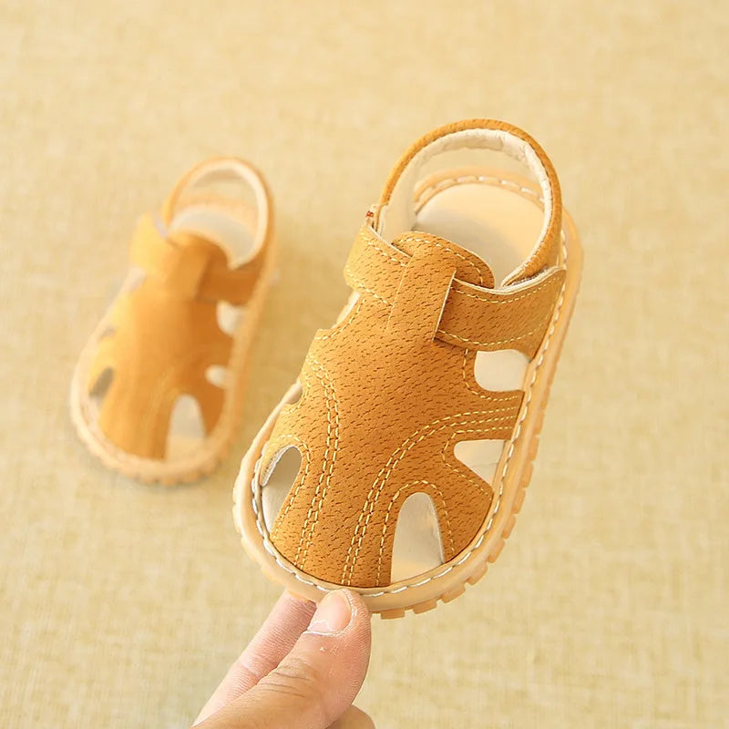 Henry Soft Baby Sandals for First Steps – Anti-Slip 6M - 18M