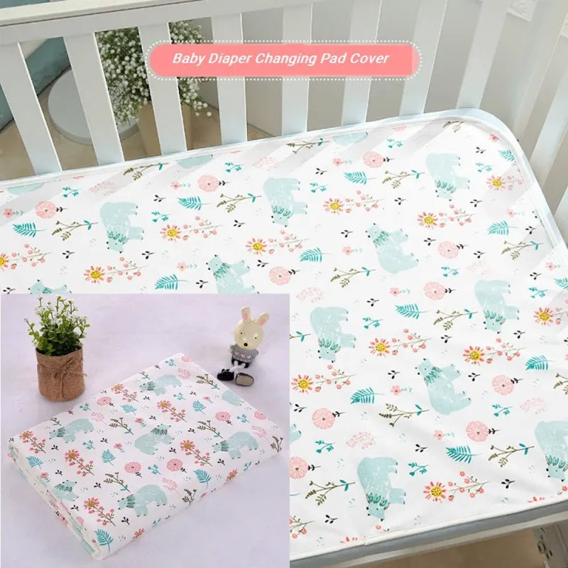 Waterproof Bed Kids Travel Mattress Protector Reusable Changing Pads