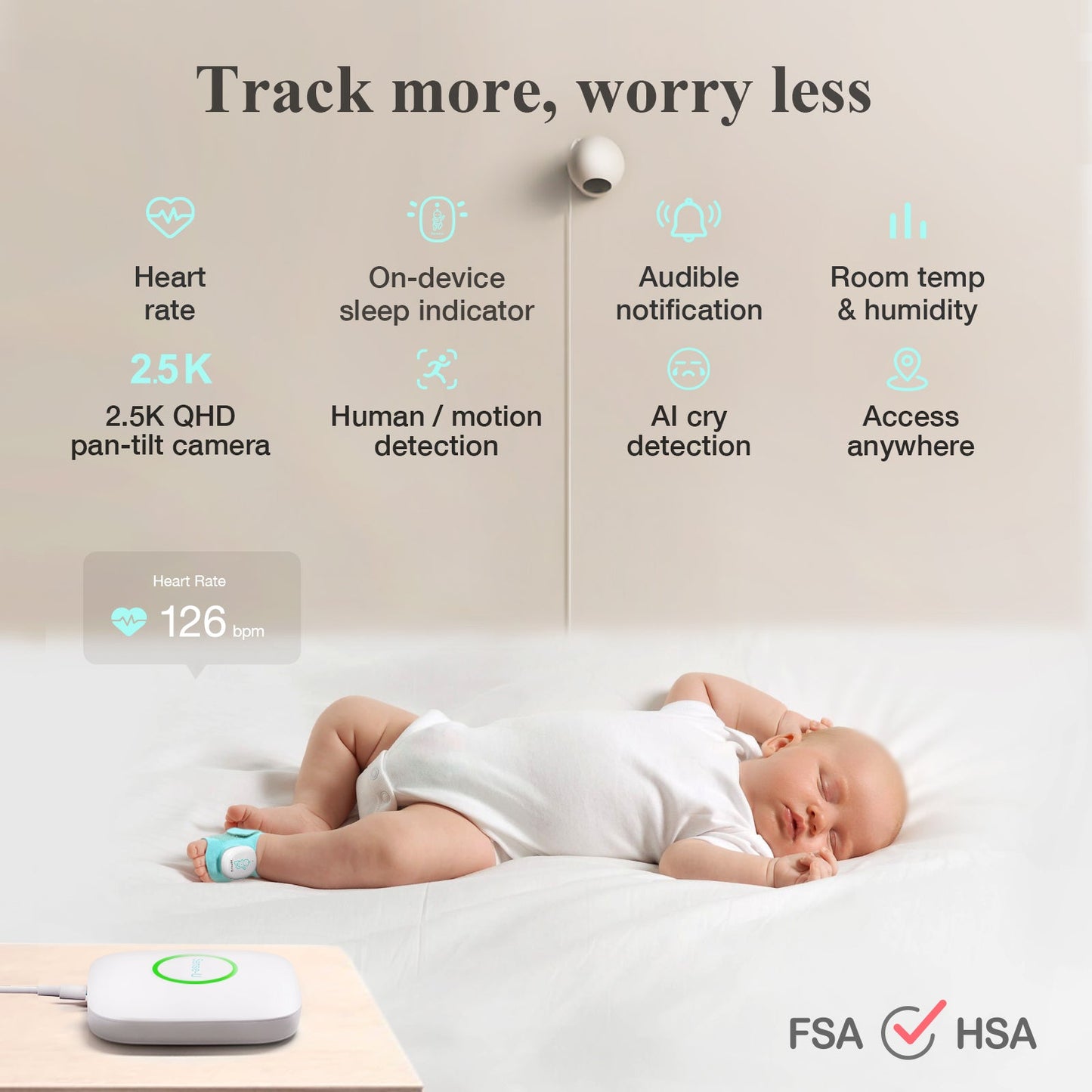 Benjamin Smart Sock Baby Health Tracker