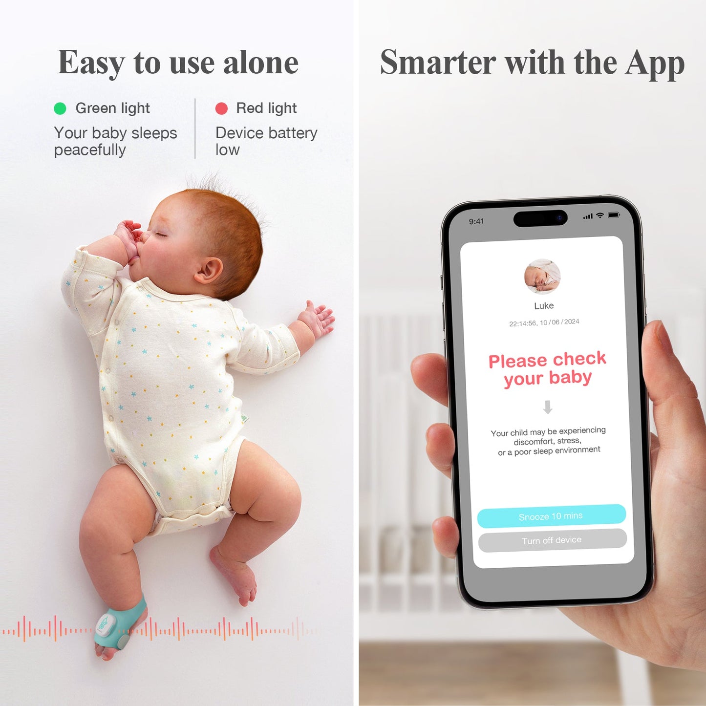 Benjamin Smart Sock Baby Health Tracker