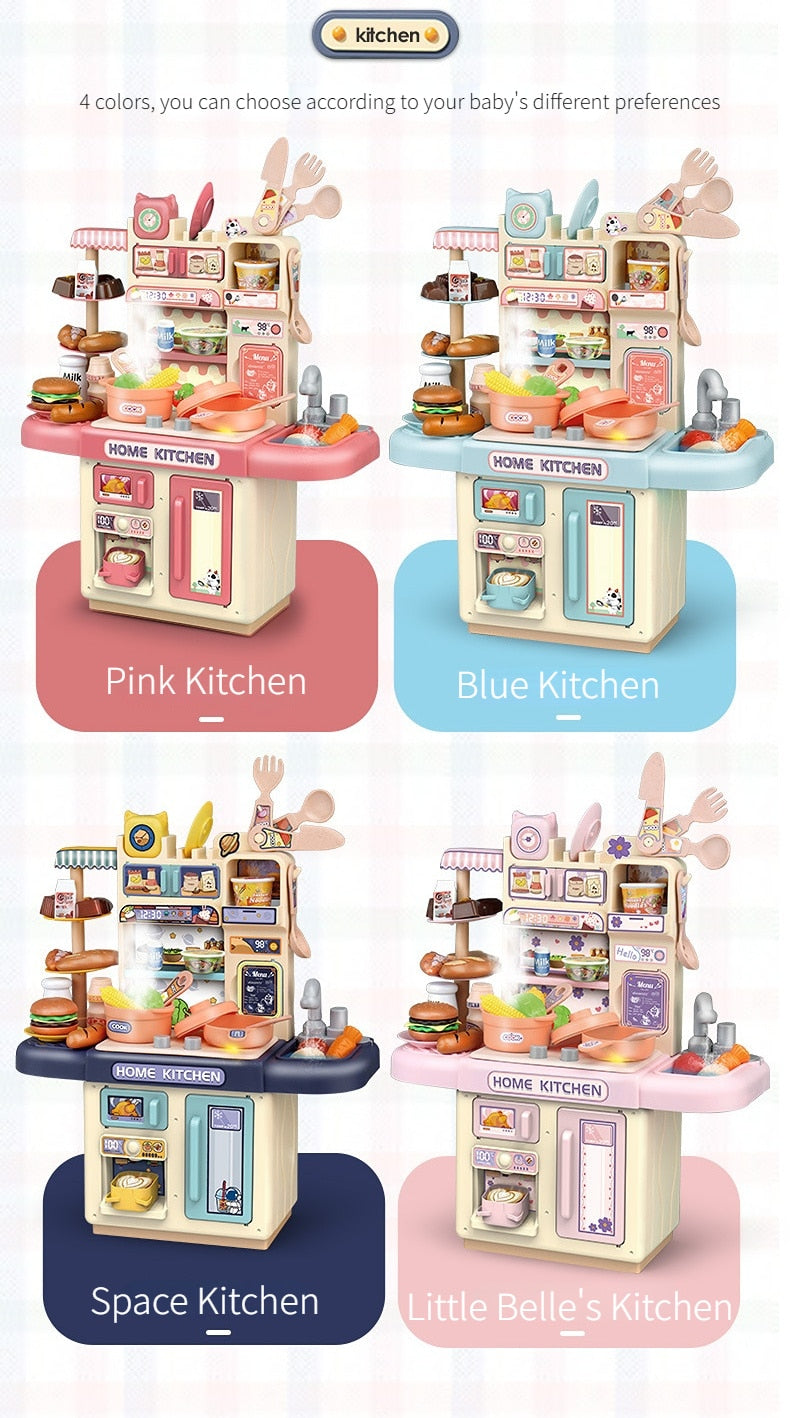 Large Children Simulation Kitchen Toy Lampligh Sound Effect - GuGuTon