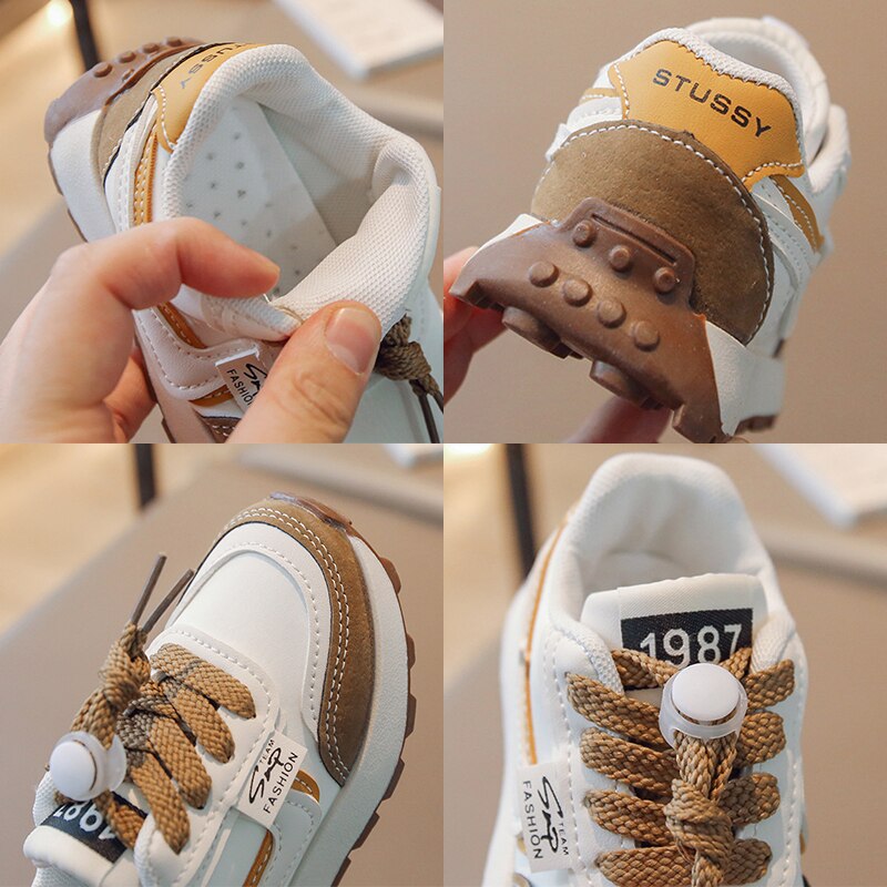Baby Soft Bottom Shoes School Sports Sneakers For Boys Girls - GuGuTon