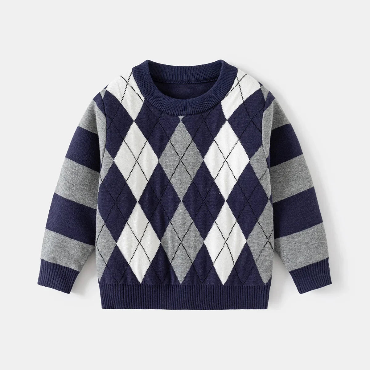 Sandy Diamond Pattern Knitwear Sweater
