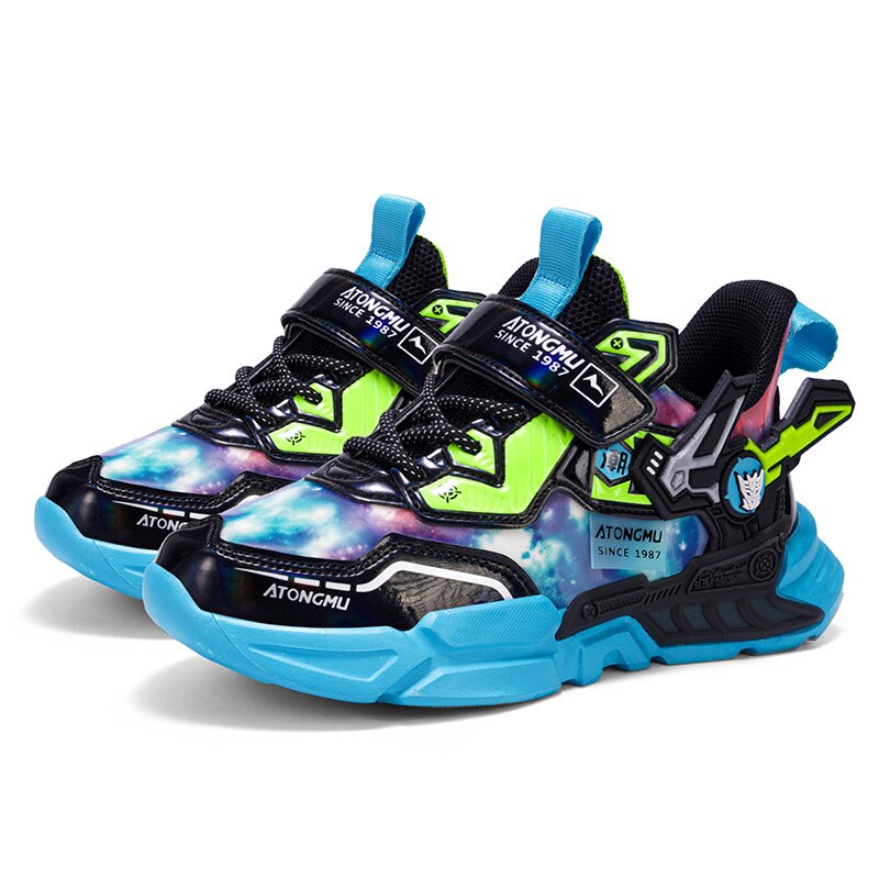 Kids Casual Shoes Boys 5-9y Children Tennis Fashion Cartoon Bling - GuGuTon