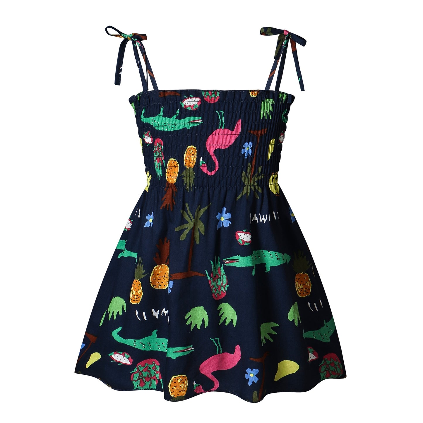 Gisela Splicing Summer Dresses child Outfits Beach Clothes - GuGuTon