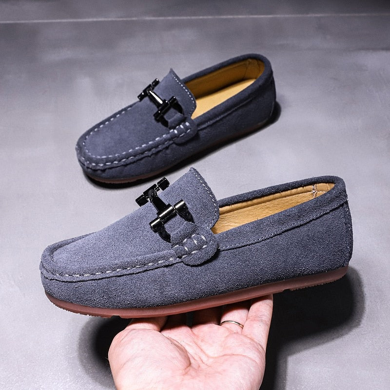 Children Shoes Boys Leather Flats Luxury Fashion