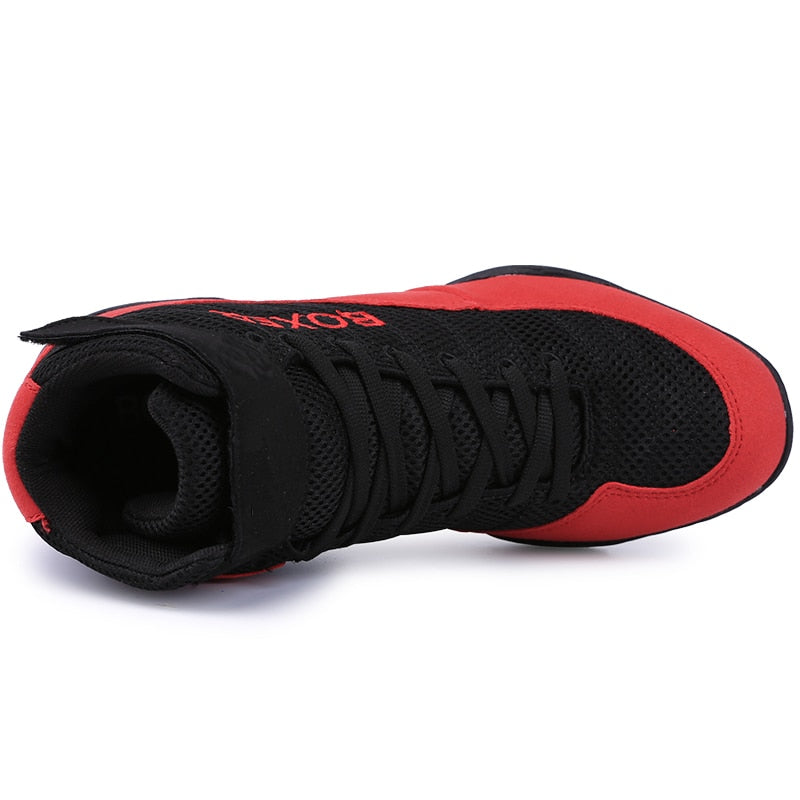 Sneakers Boys Boxing Shoes Breathable Wrestling Boots Fighting - GuGuTon