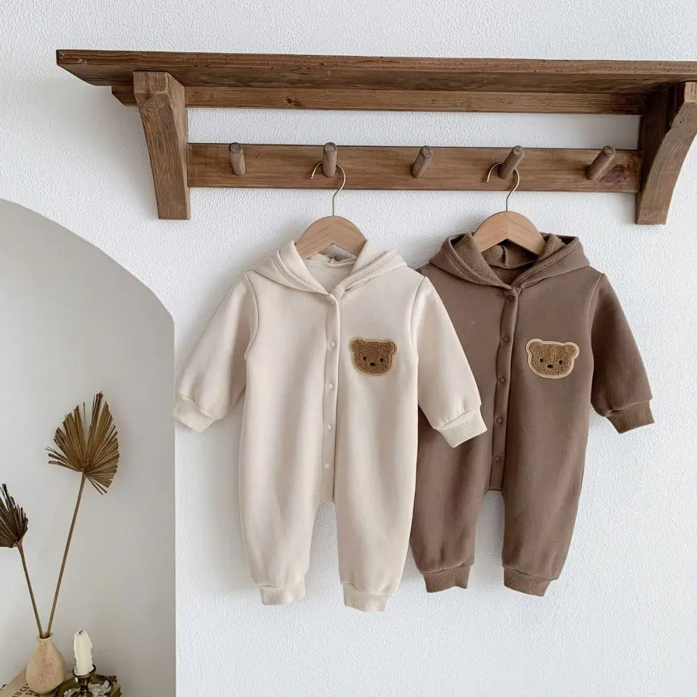 Kevin Baby Clothes Boys Romper Bodysuit printed bear