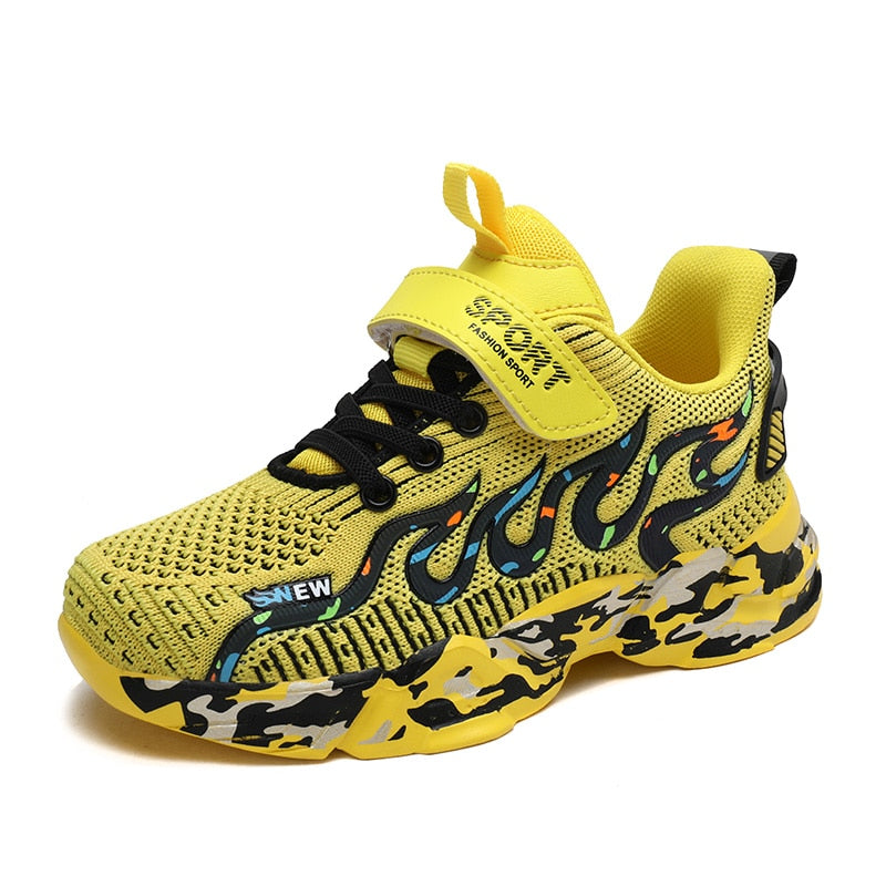 Breathable Mesh Sneakers Fashion Casual Running Kids Shoes Boys - GuGuTon