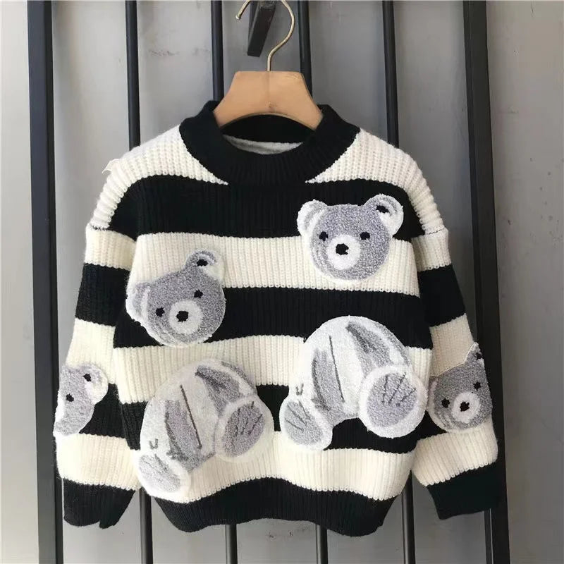 Teodoro Round Neck Long Sleeve Sweater