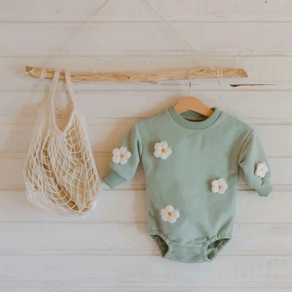 Alan Baby Clothes Romper Baby Clothes painted clouds