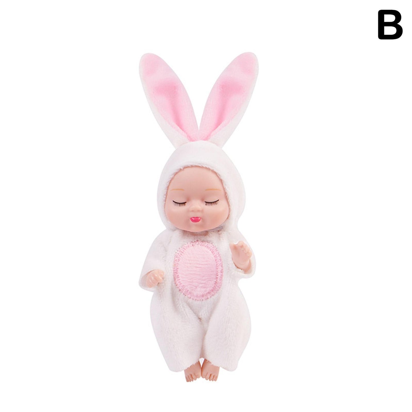 Rebirth Sleeping Simulated Moveable Joints Mini Soothe Cute Sleep Baby Dolls - GuGuTon