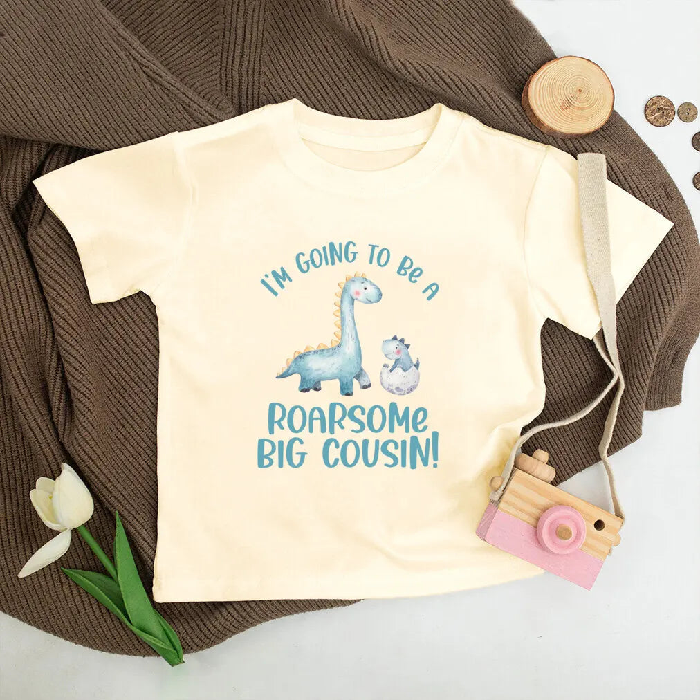 Liam Promoted To Big Cousin Print Tees