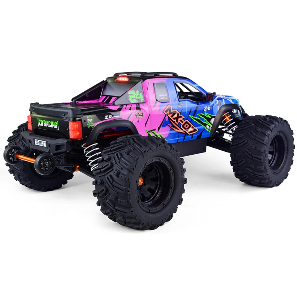 ZD Racing MX-07 1/7 RC Car Body Shell Cover and Stickers MX07 Original Parts #8758