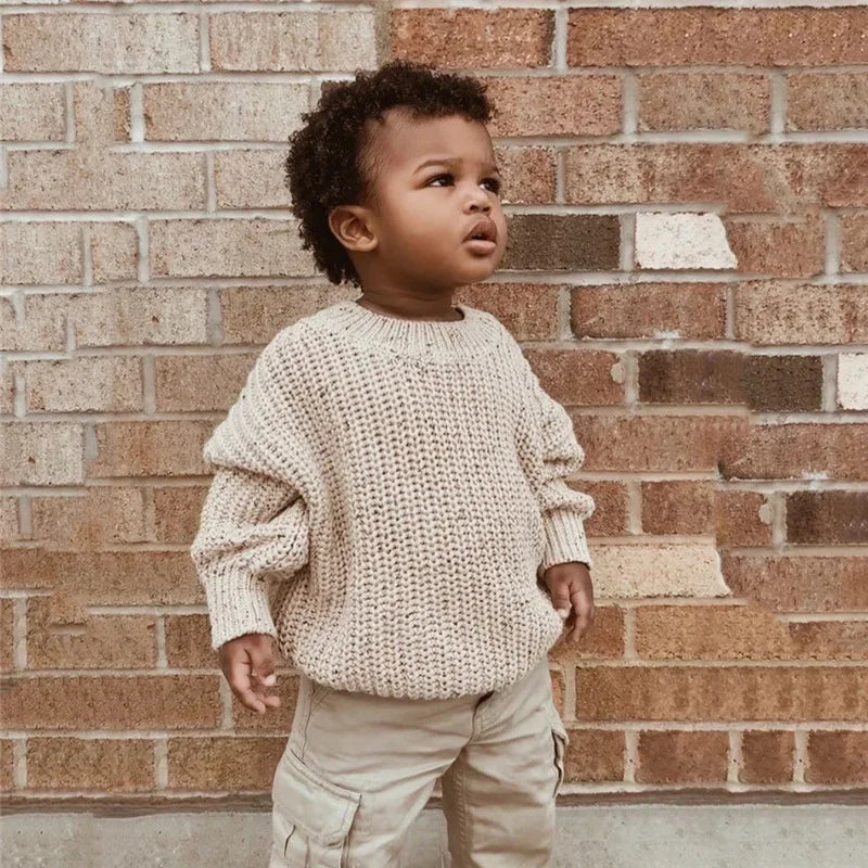 Lucas Round Neck Kid Toddler Sweater
