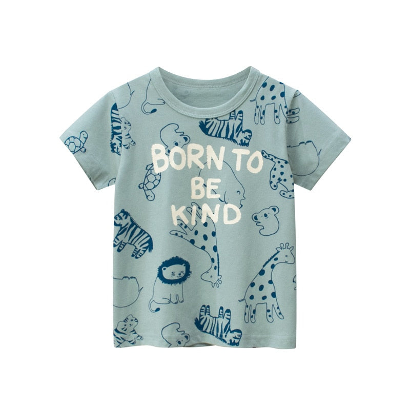 Jaimico for Kids Shirts Baby Sleeve Full Print Toddler Cotton - GuGuTon