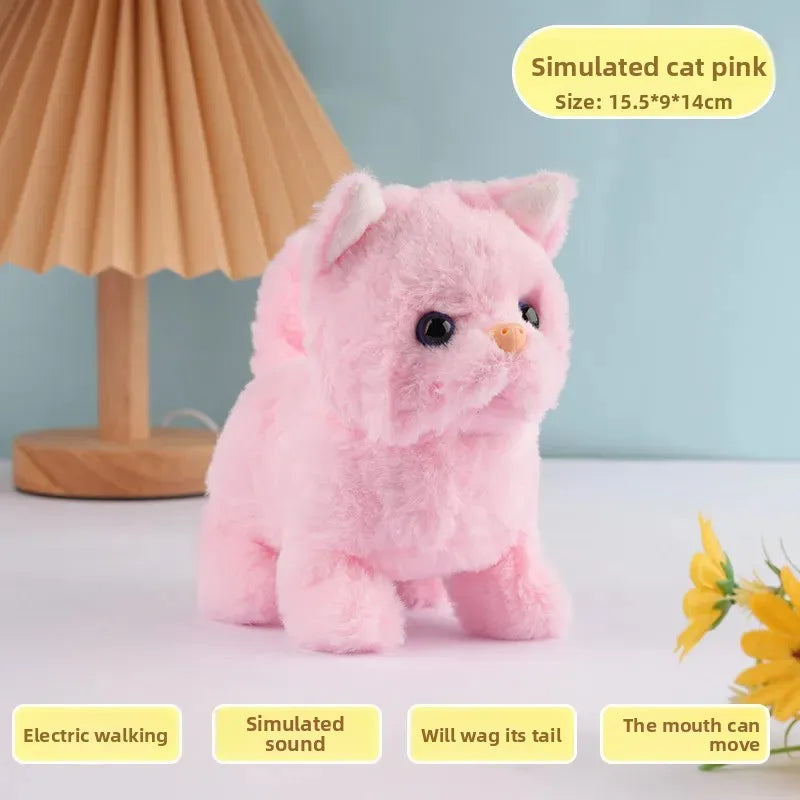 Electric Moving Cat Walking Barking Machine Interactive Simulation Mouse