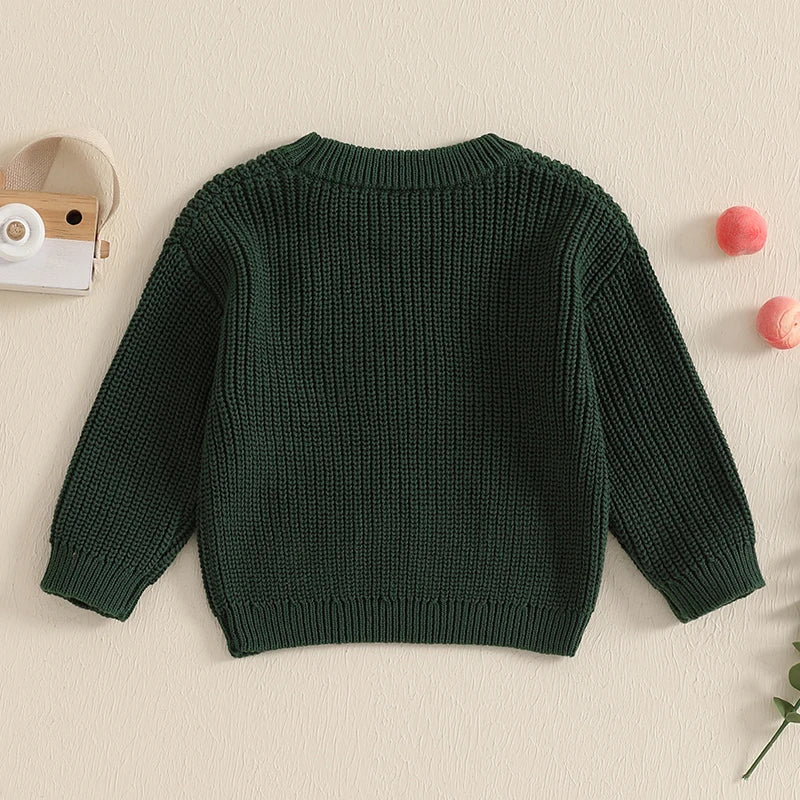 Jared Applique Warm Winter Sweater